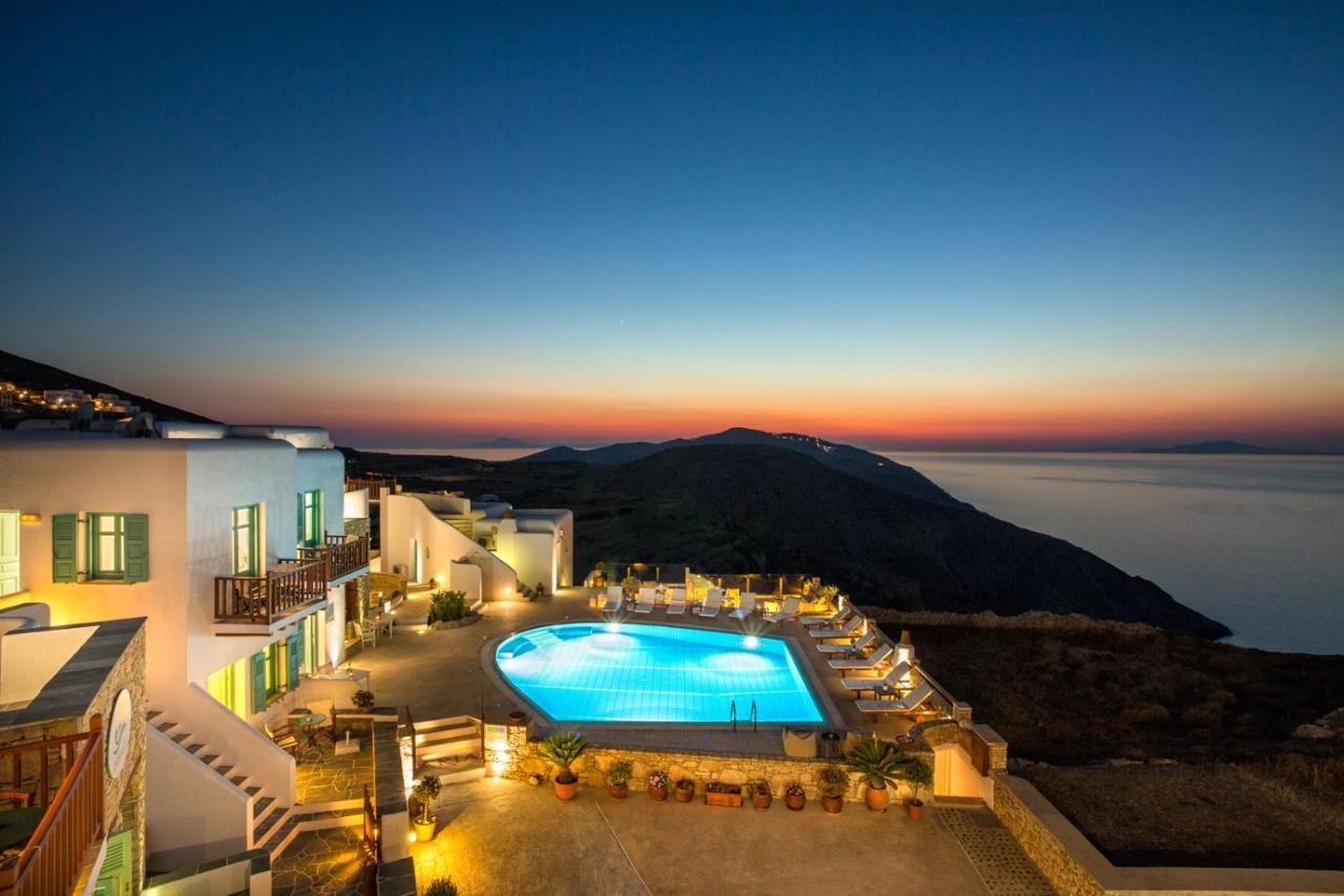 Hotel Odysseus Folegandros Town ภายนอก รูปภาพ